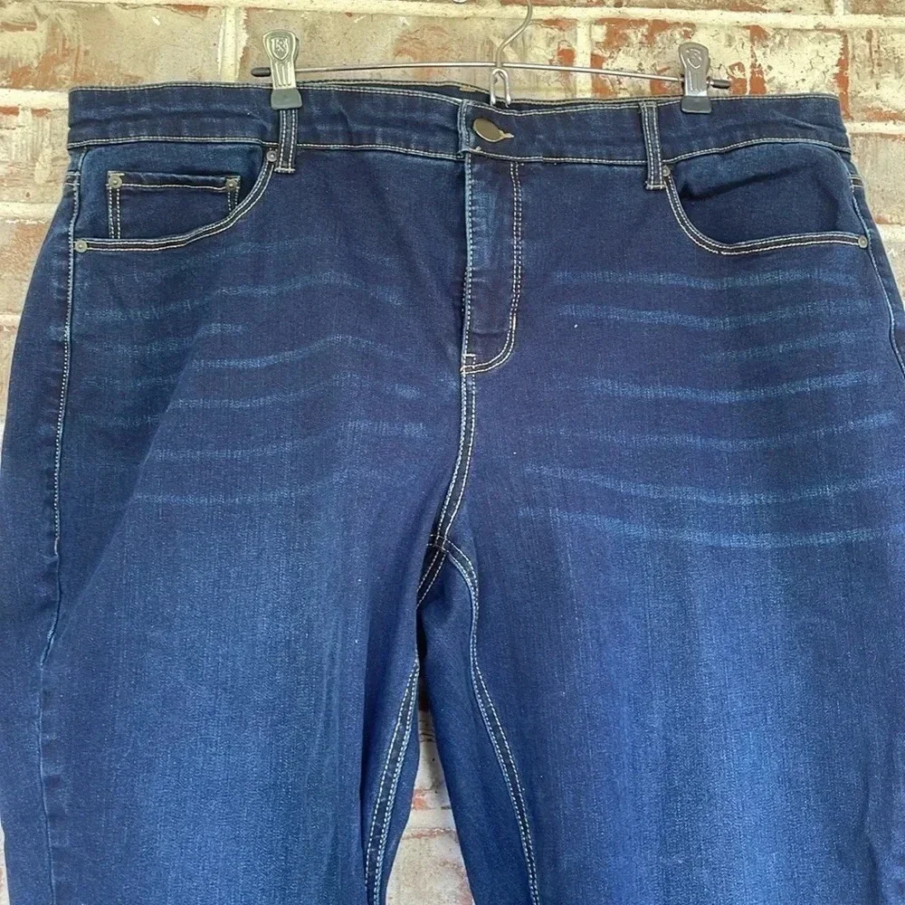 Est. 1946 Denim Dark Blue 5-pocket Curvy Straight leg‎ Jeans